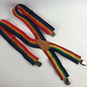 Vintage Rainbow Suspenders